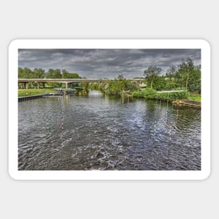 River Nene Orton Mere Sticker